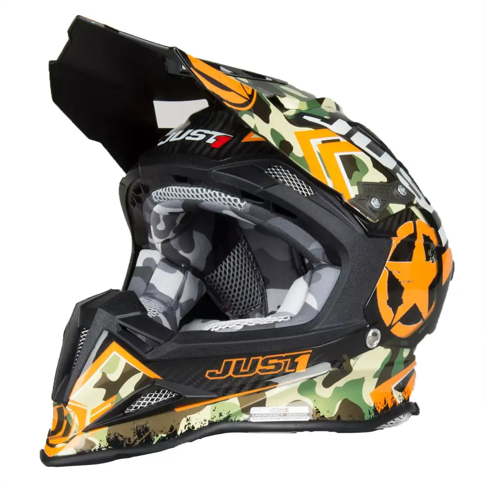 Just1 J12 Carbon MX Kombat Orange
