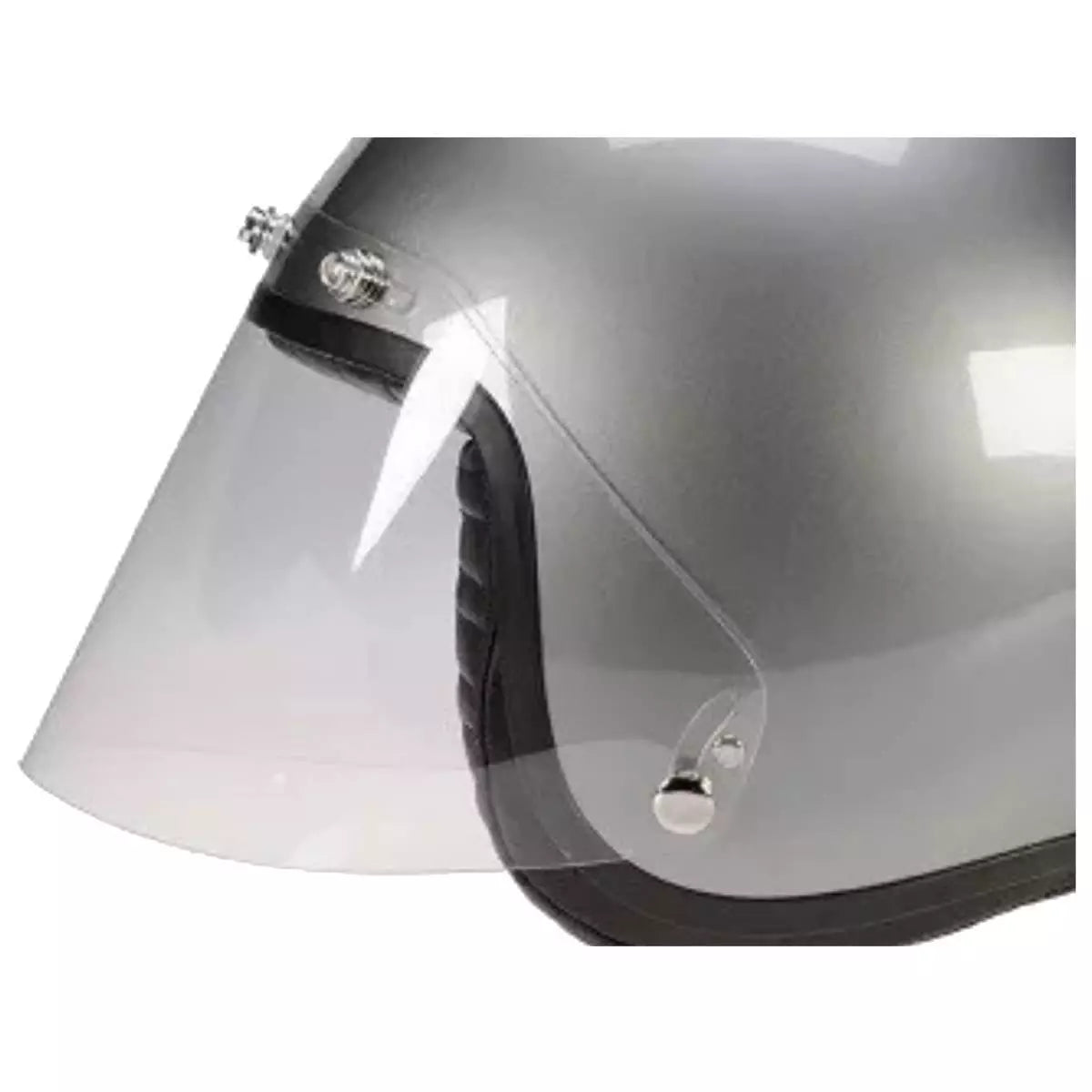 Davida BHV Wrapround 5 Press Studs Visor Clear For Jet Helmets - FREE UK Shipping, FREE 365 Day Returns | Moto Central
