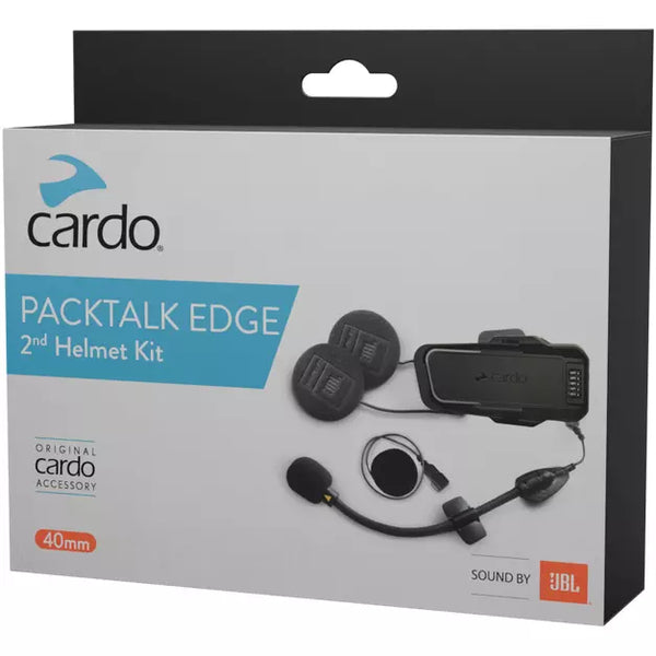 Cardo Packtalk Edge 2nd Helmet JBL Kit Black FREE Delivery & Returns