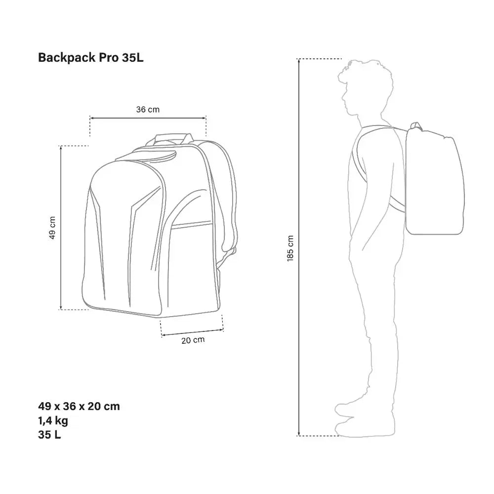 Scicon Sports Pro Backpack Black - 35 L - FREE UK Shipping, FREE 365 Day Returns | Moto Central