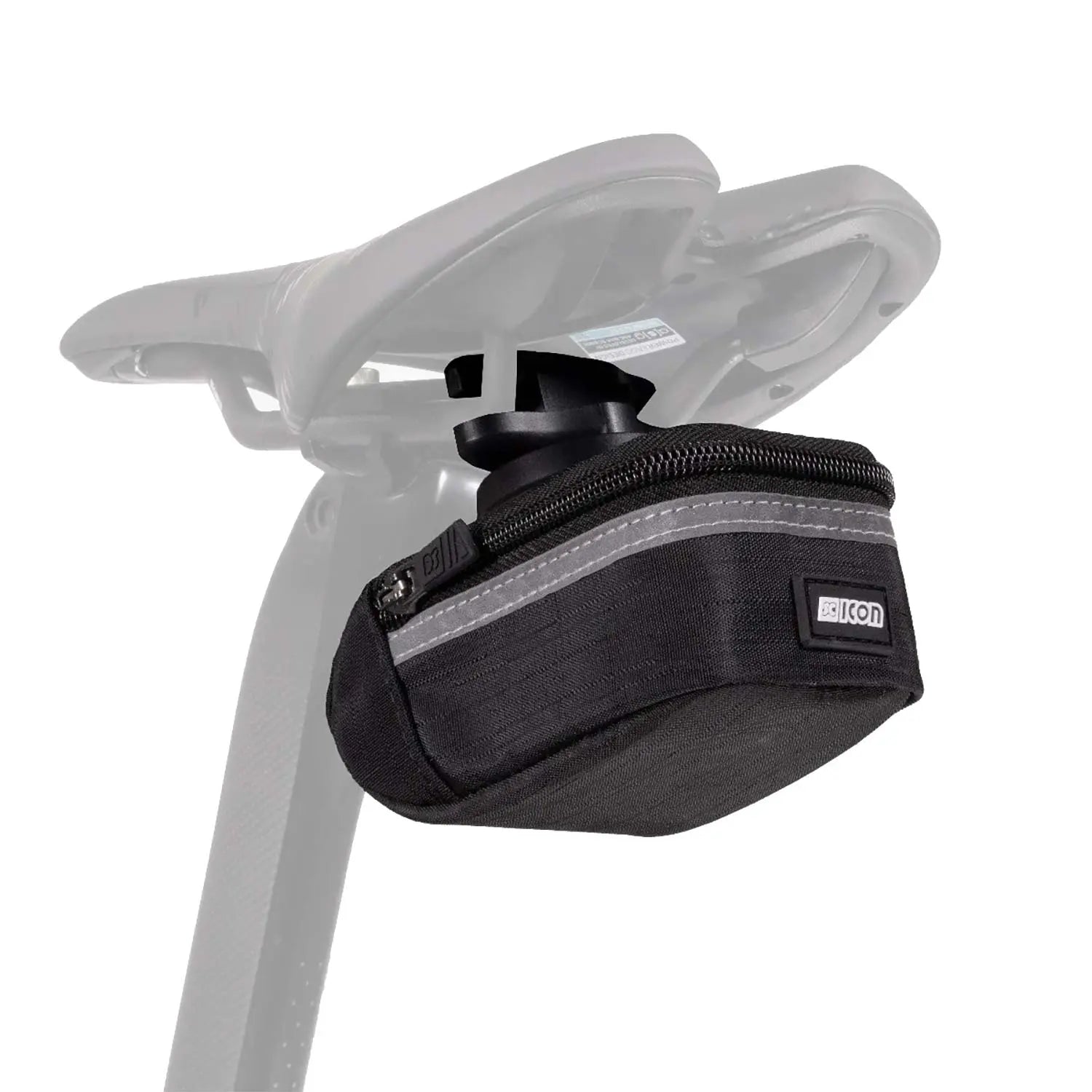 Scicon Sports Soft 350 Saddle Bag Black - 0.50 L - FREE UK Shipping, FREE 365 Day Returns | Moto Central
