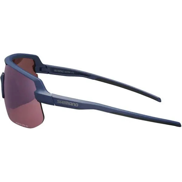 Shimano Twinspark Glasses RideScape High Contrast Lens Navy - FREE UK Shipping, FREE 365 Day Returns | Moto Central