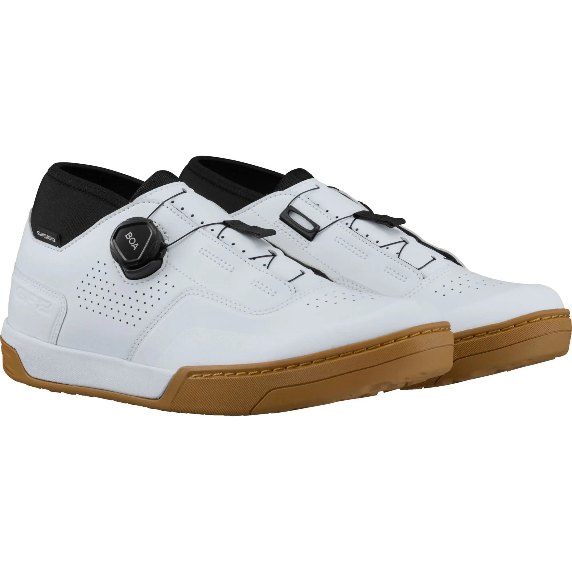 Shimano GF8 GF800 Shoes White - FREE UK Shipping, FREE 365 Day Returns | Moto Central