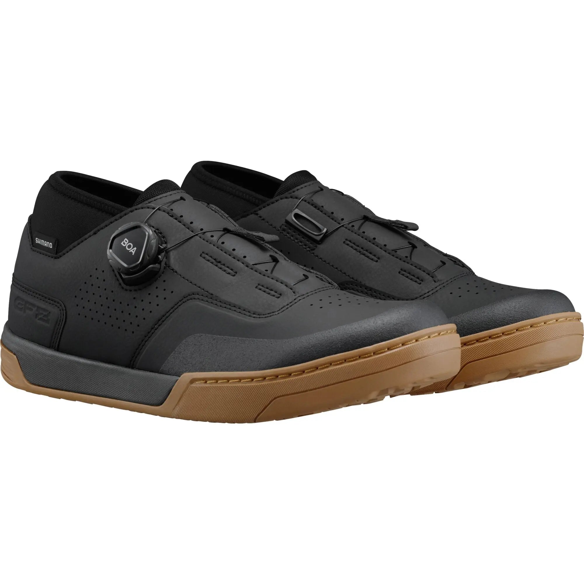Shimano GF8 GF800 Shoes Black / Amber - FREE UK Shipping, FREE 365 Day Returns | Moto Central