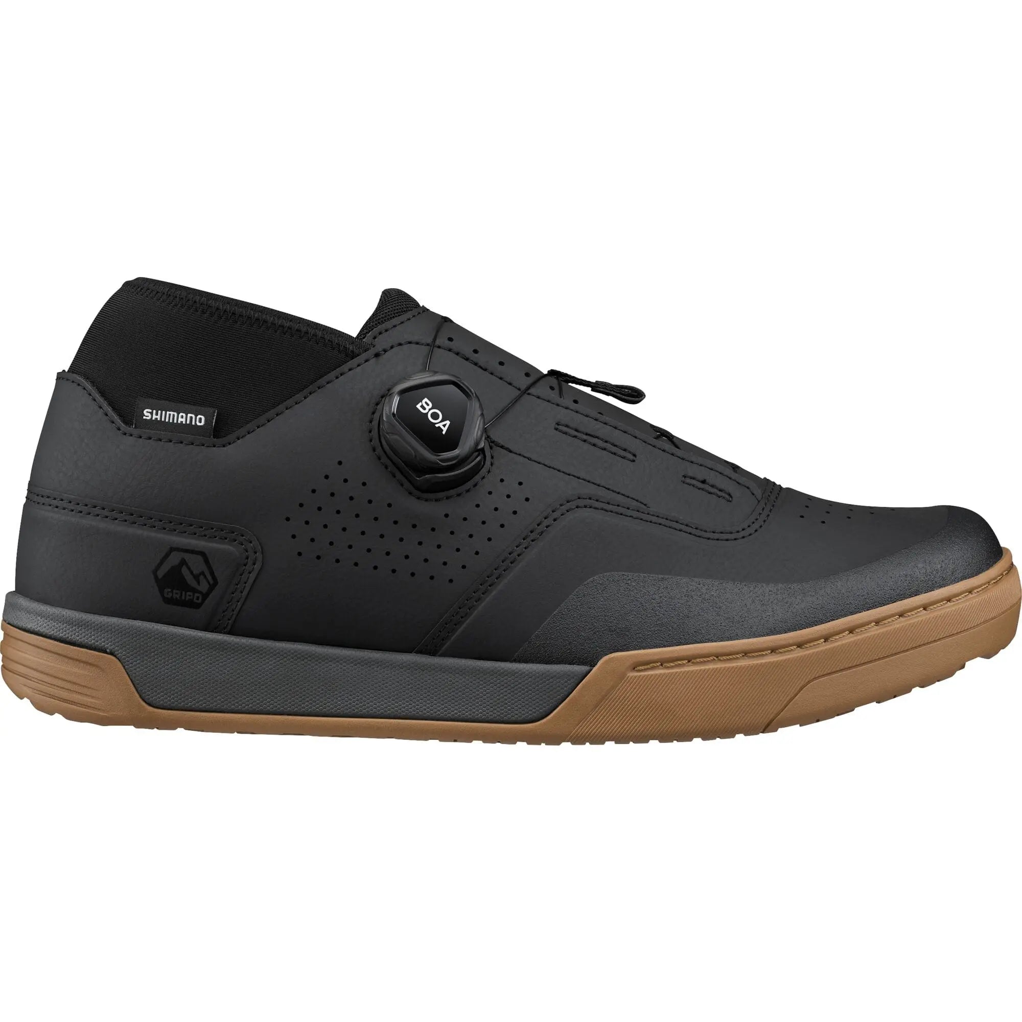 Shimano GF8 GF800 Shoes Black / Amber - FREE UK Shipping, FREE 365 Day Returns | Moto Central