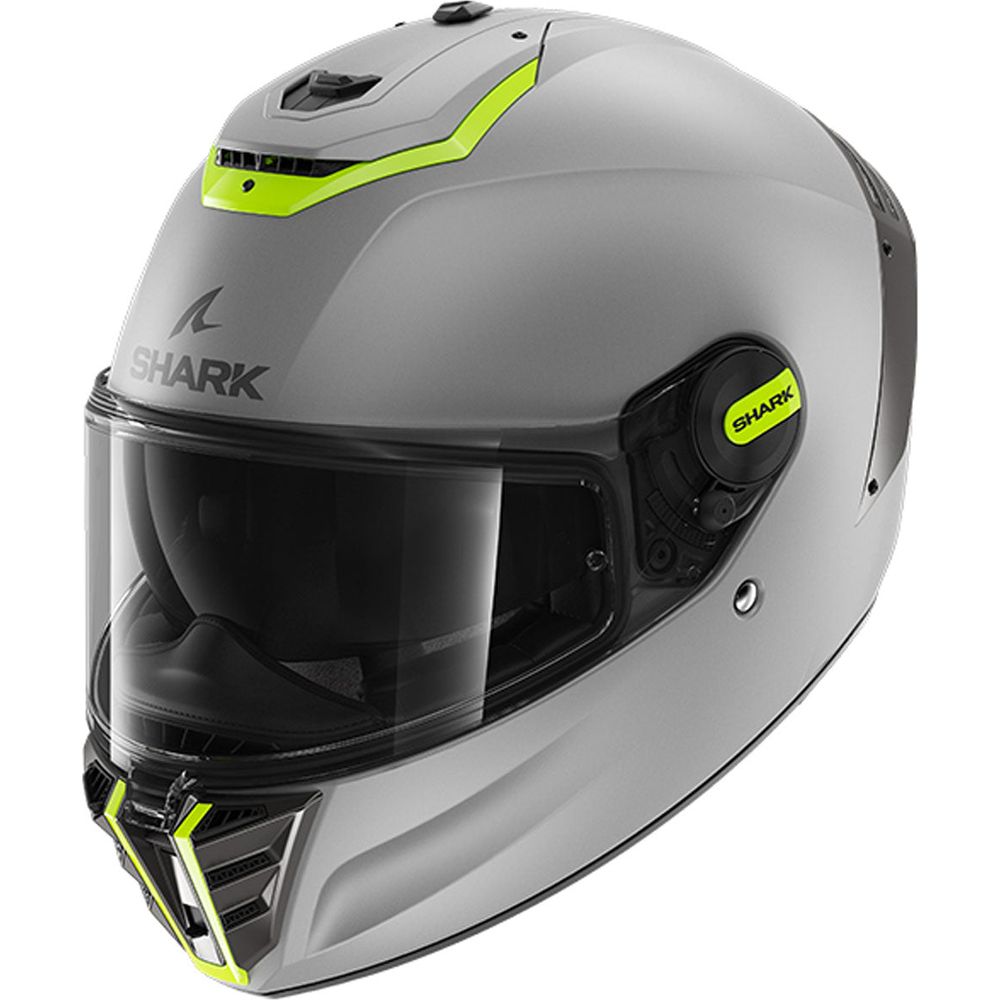 Shark Spartan RS Blank SP Matt Silver / Yellow