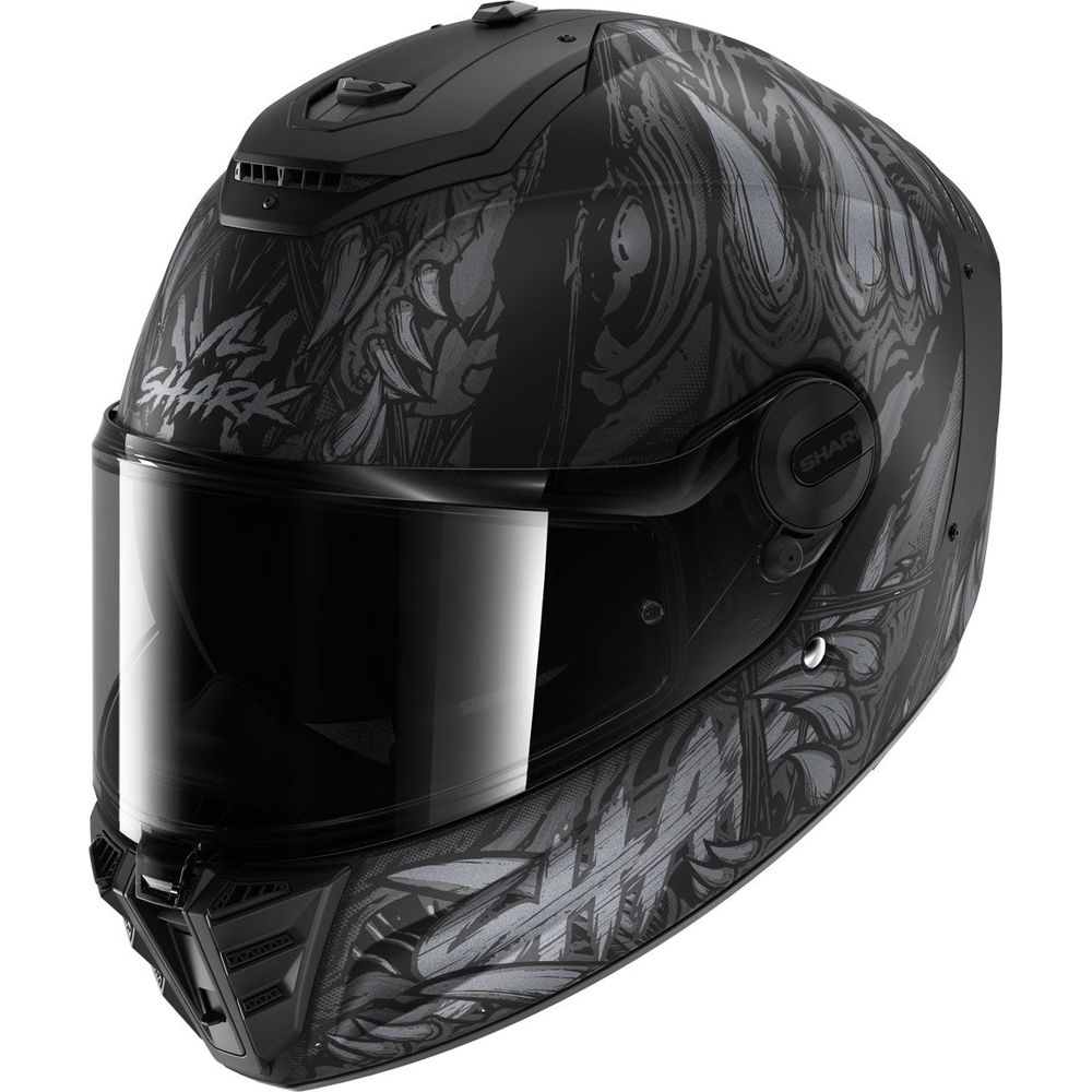 Shark Spartan RS Shaytan Black / Anthracite / Silver