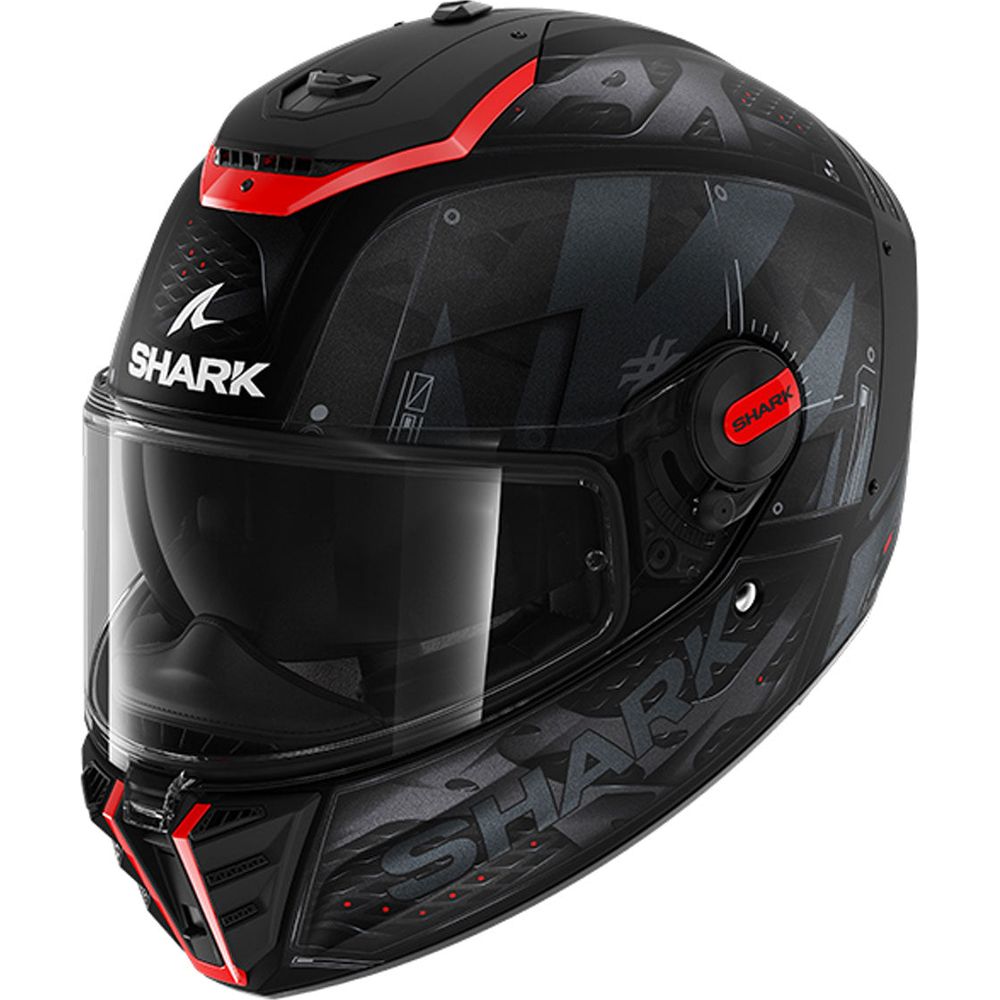 Shark Spartan RS Stingrey Matt Black / Red / Anthracite
