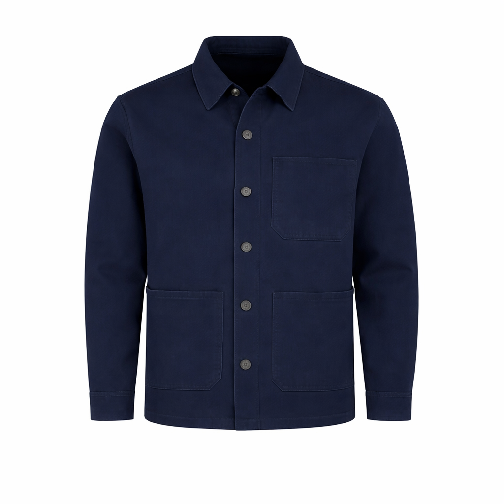 Silk Road Chore Shirt Navy