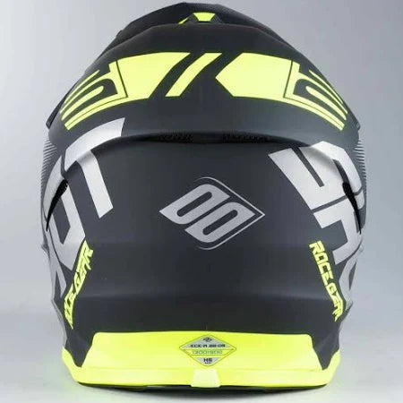 Shot Furious MX Trust Black / Matt Neon Yellow