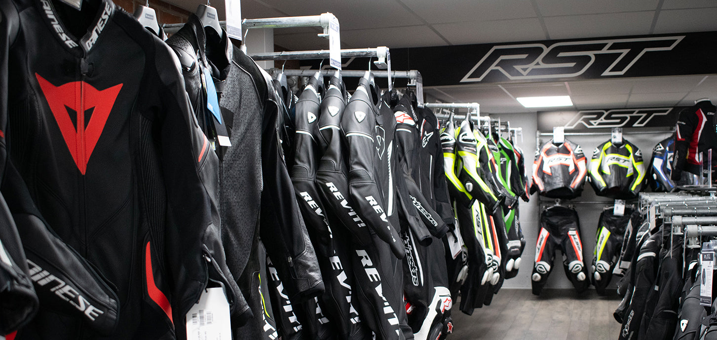 Moto Central motorcycle gear showroom