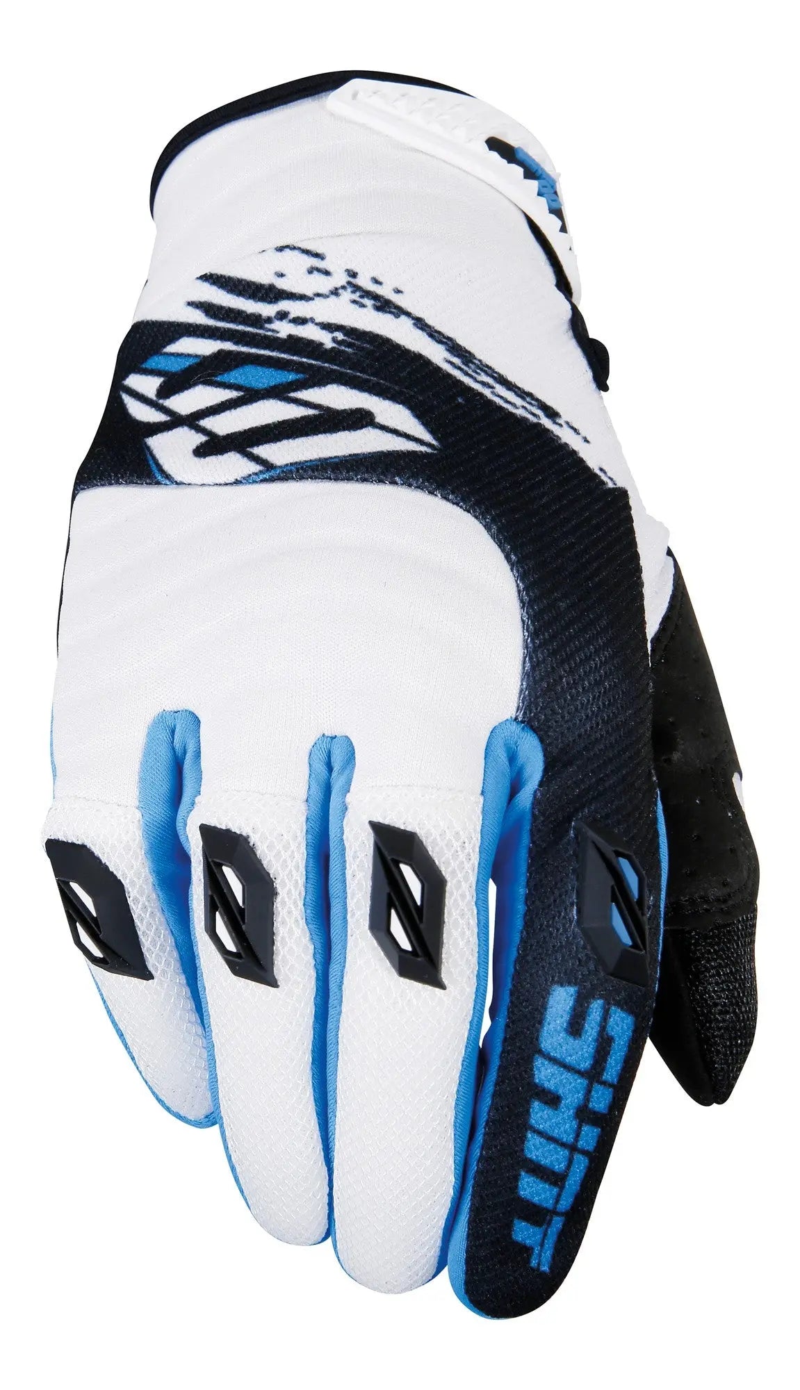 Shot Contact Gloves Fast Blue - FREE UK Shipping, FREE 365 Day Returns | Moto Central