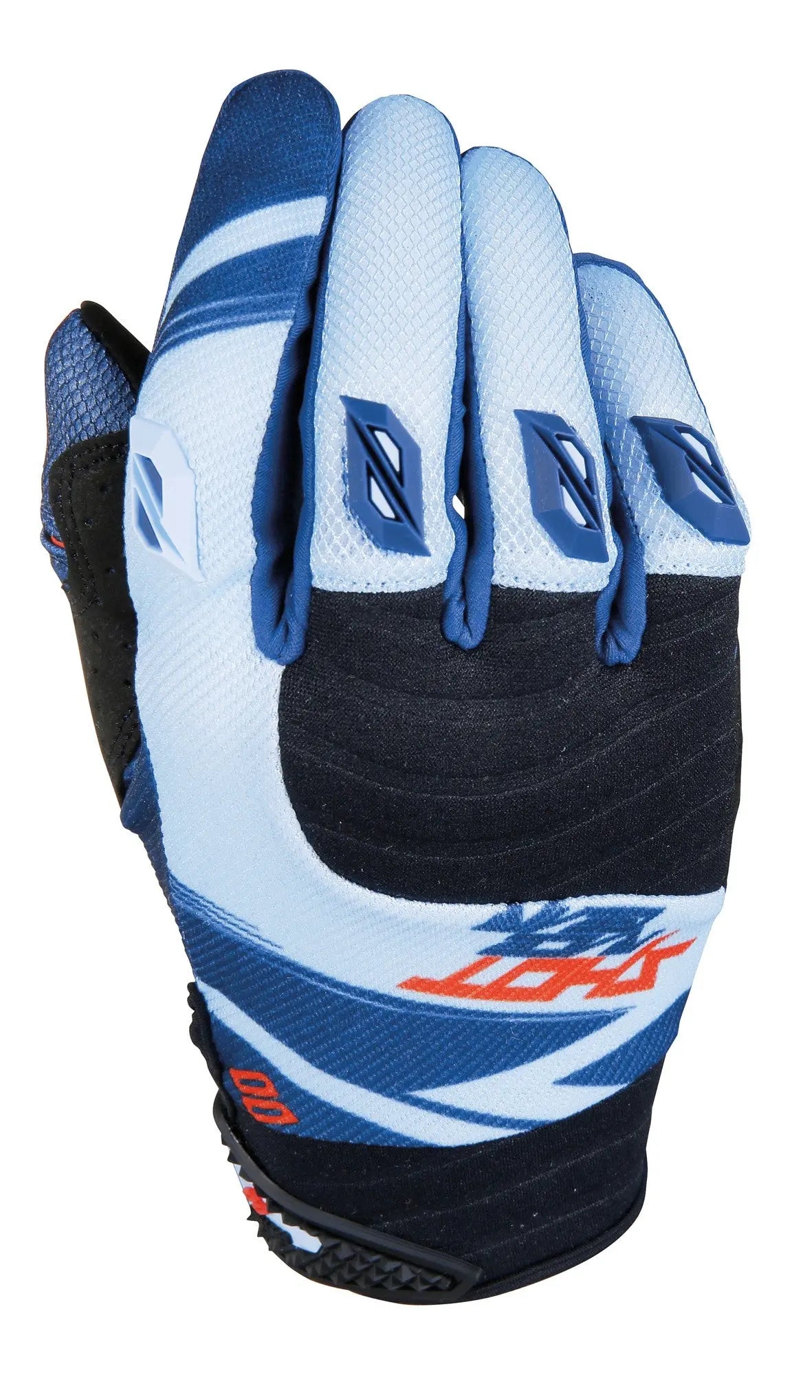 Shot Contact Claw Gloves Blue / Red - FREE UK Shipping, FREE 365 Day Returns | Moto Central