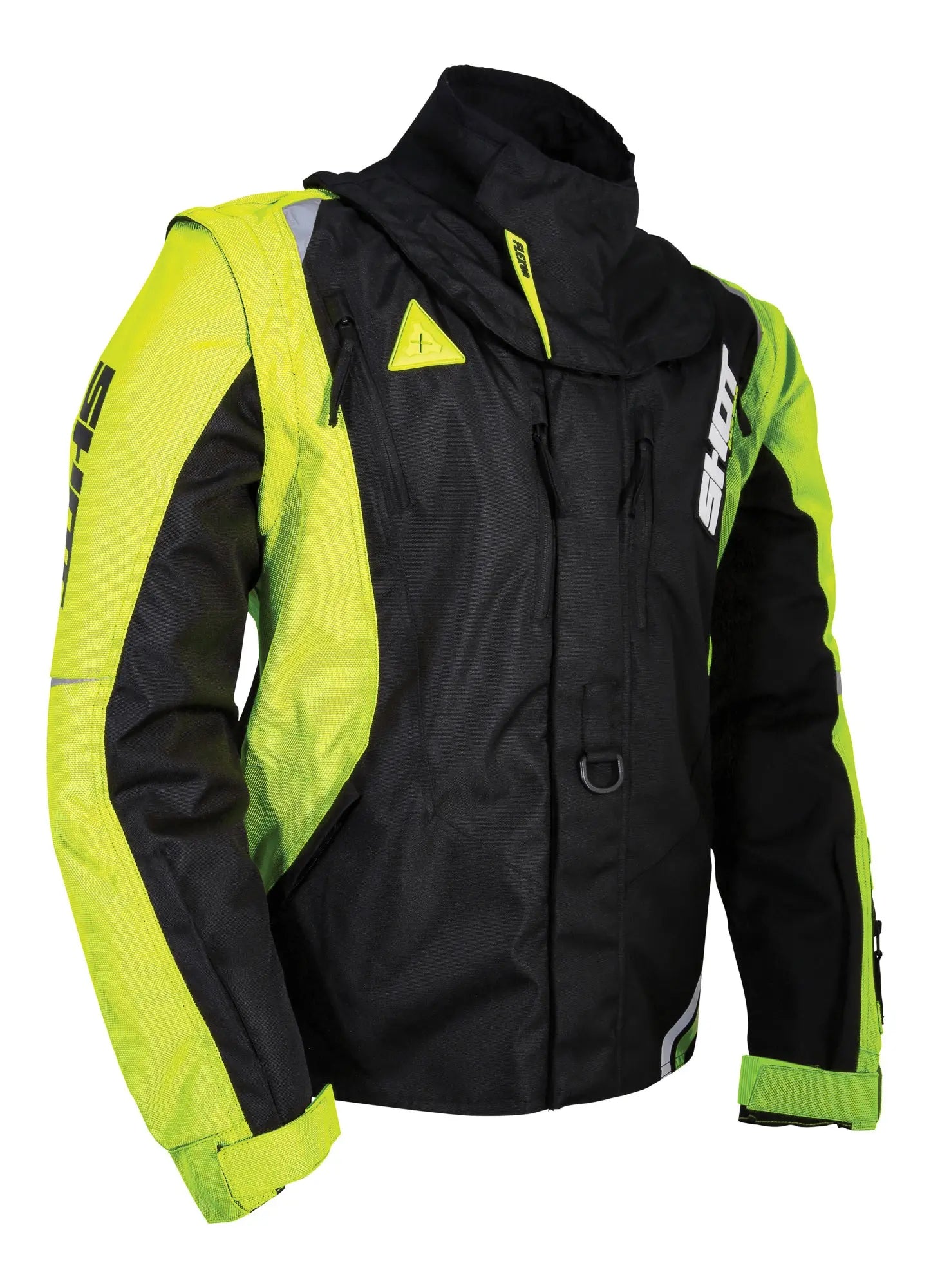 Shot Flexor Advance Jacket Neon Yellow - FREE UK Shipping, FREE 365 Day Returns | Moto Central
