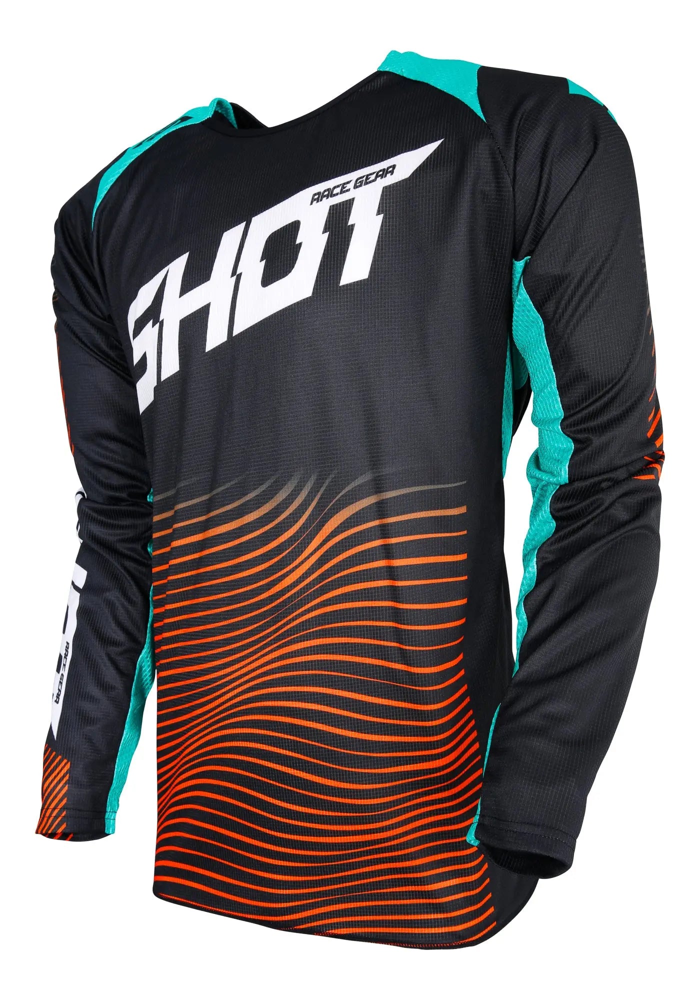 Shot Aerolite Optica MX Jersey Orange - FREE UK Shipping, FREE 365 Day Returns | Moto Central