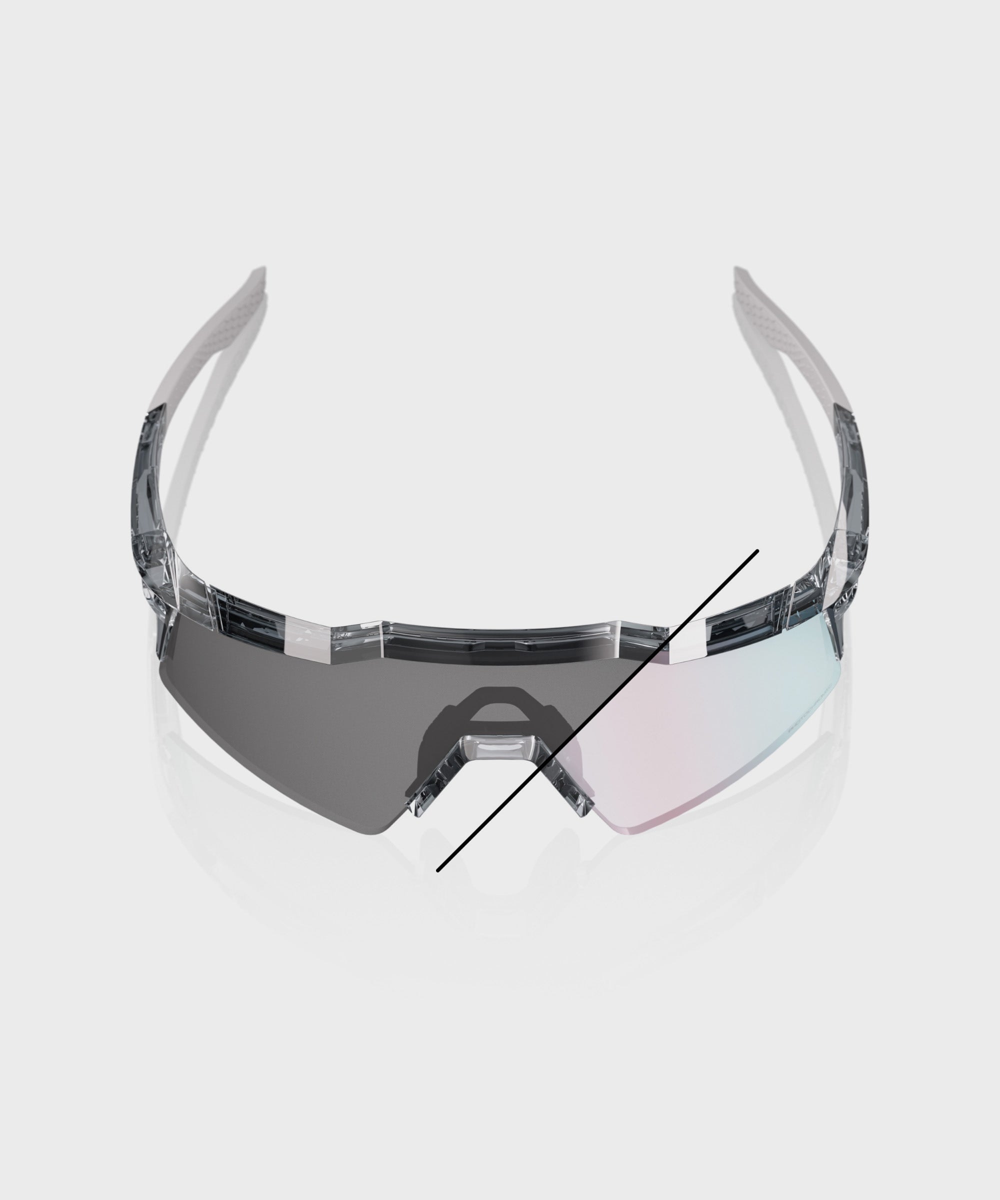 100% Speedcraft SL Glasses Translucent Grey / Rose Gold Photochromic Lens - FREE UK Shipping, FREE 365 Day Returns | Moto Central
