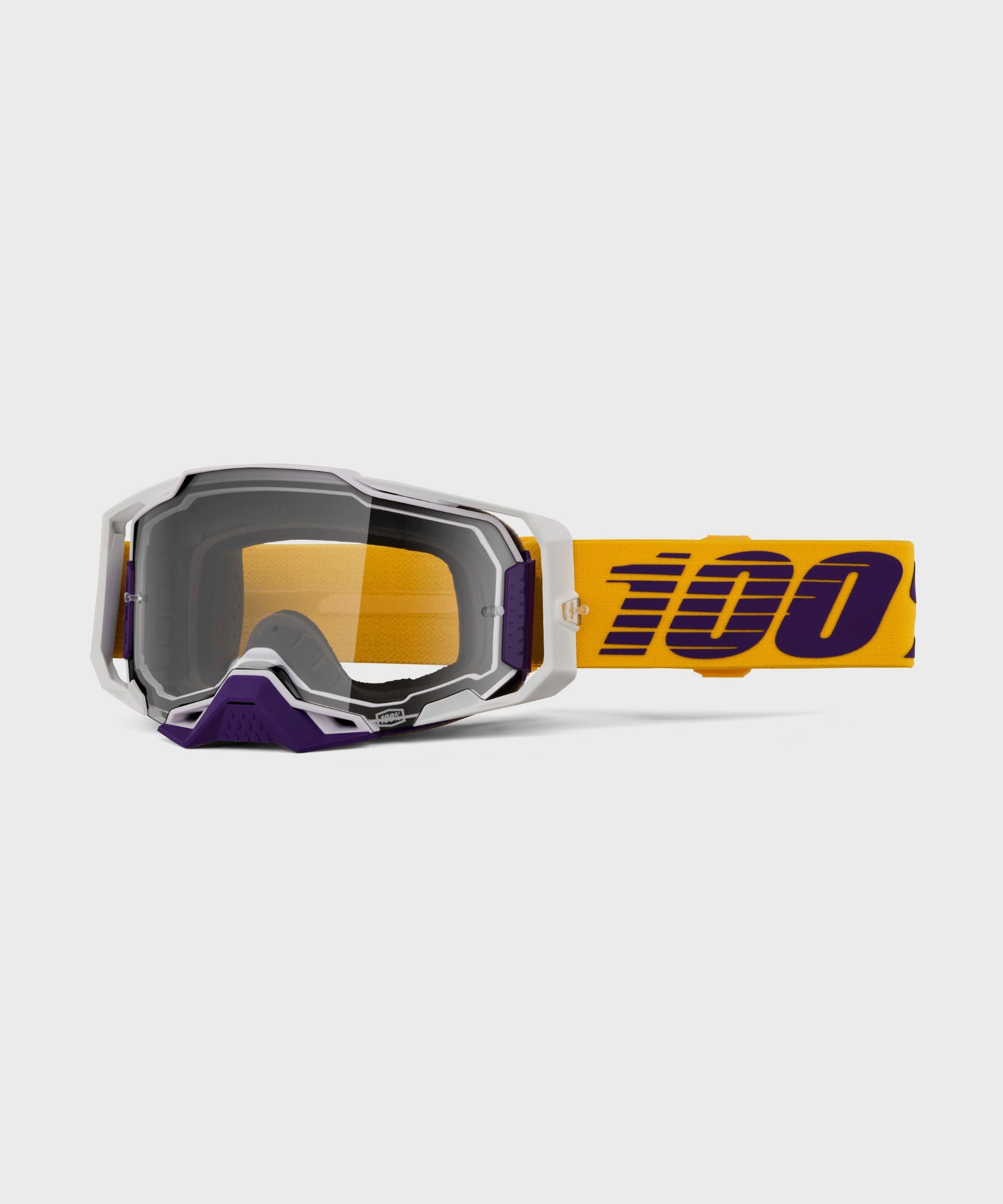 100% Armega Goggle Difenbak / Clear Lens - FREE UK Shipping, FREE 365 Day Returns | Moto Central