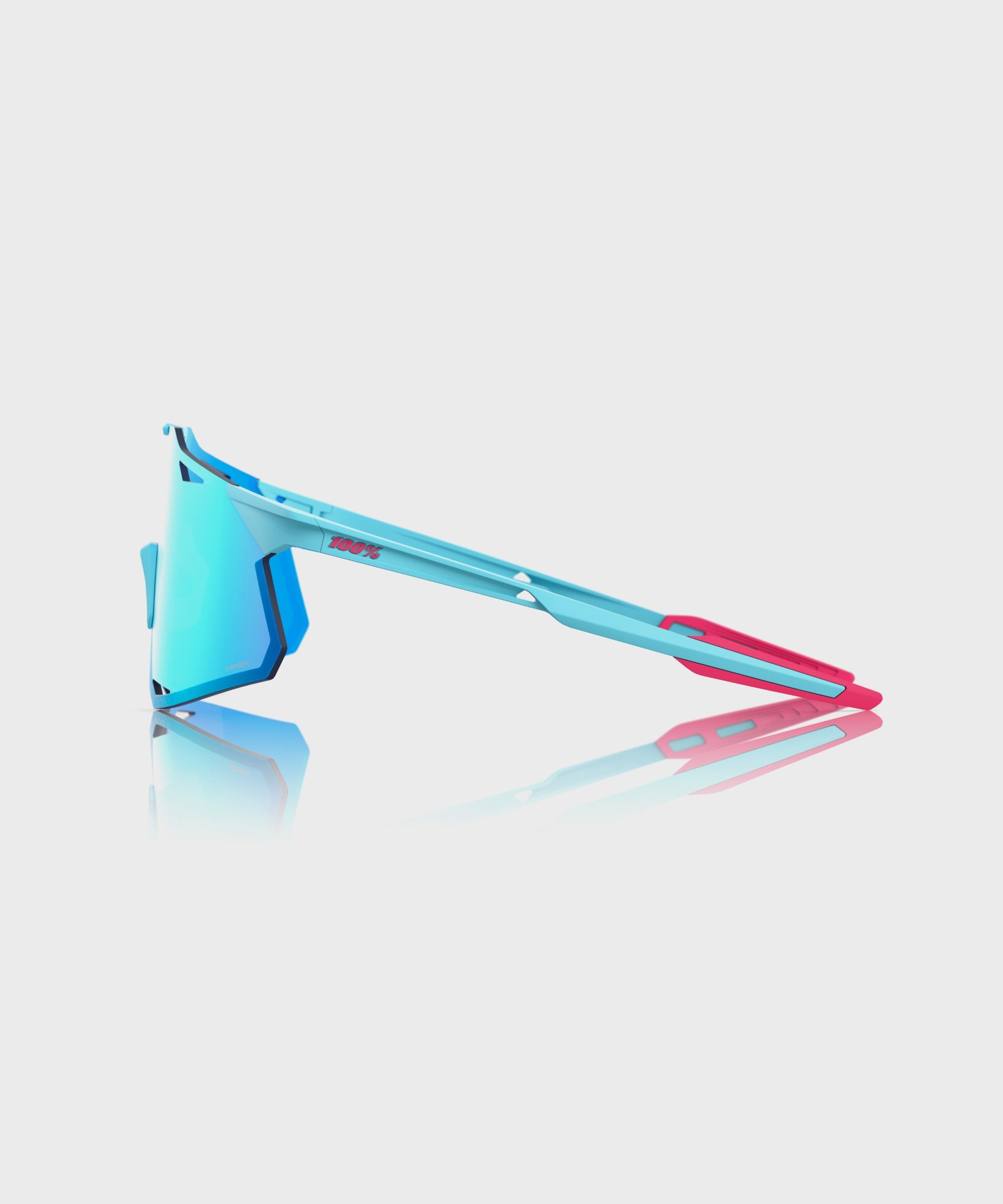 100% Hypercraft LE Tatis 4 Glasses Soft Tact Blue / Blue Topaz Mirror Lens - FREE UK Shipping, FREE 365 Day Returns | Moto Central