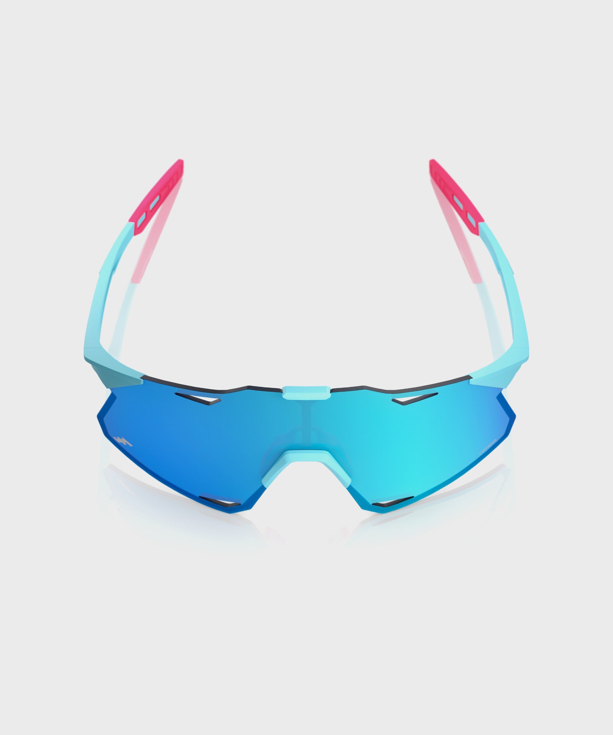 100% Hypercraft LE Tatis 4 Glasses Soft Tact Blue / Blue Topaz Mirror Lens - FREE UK Shipping, FREE 365 Day Returns | Moto Central