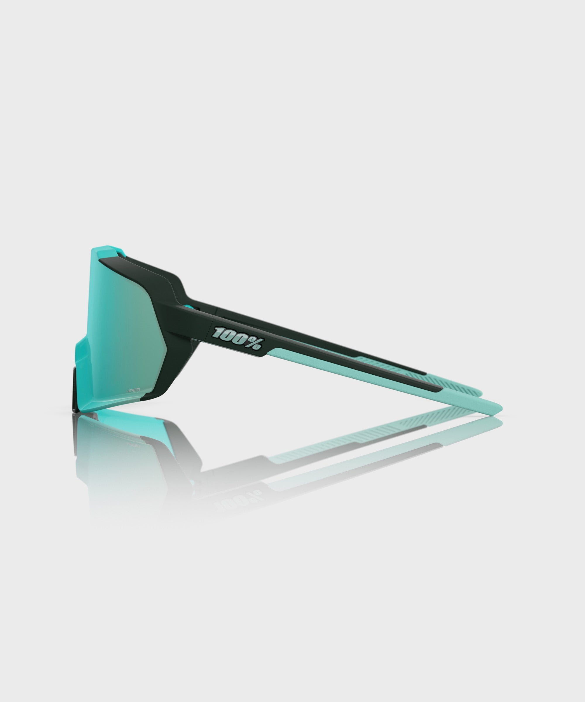 100% Korbin Glasses Matt Juniper / HiPER Mint Mirror Lens - FREE UK Shipping, FREE 365 Day Returns | Moto Central