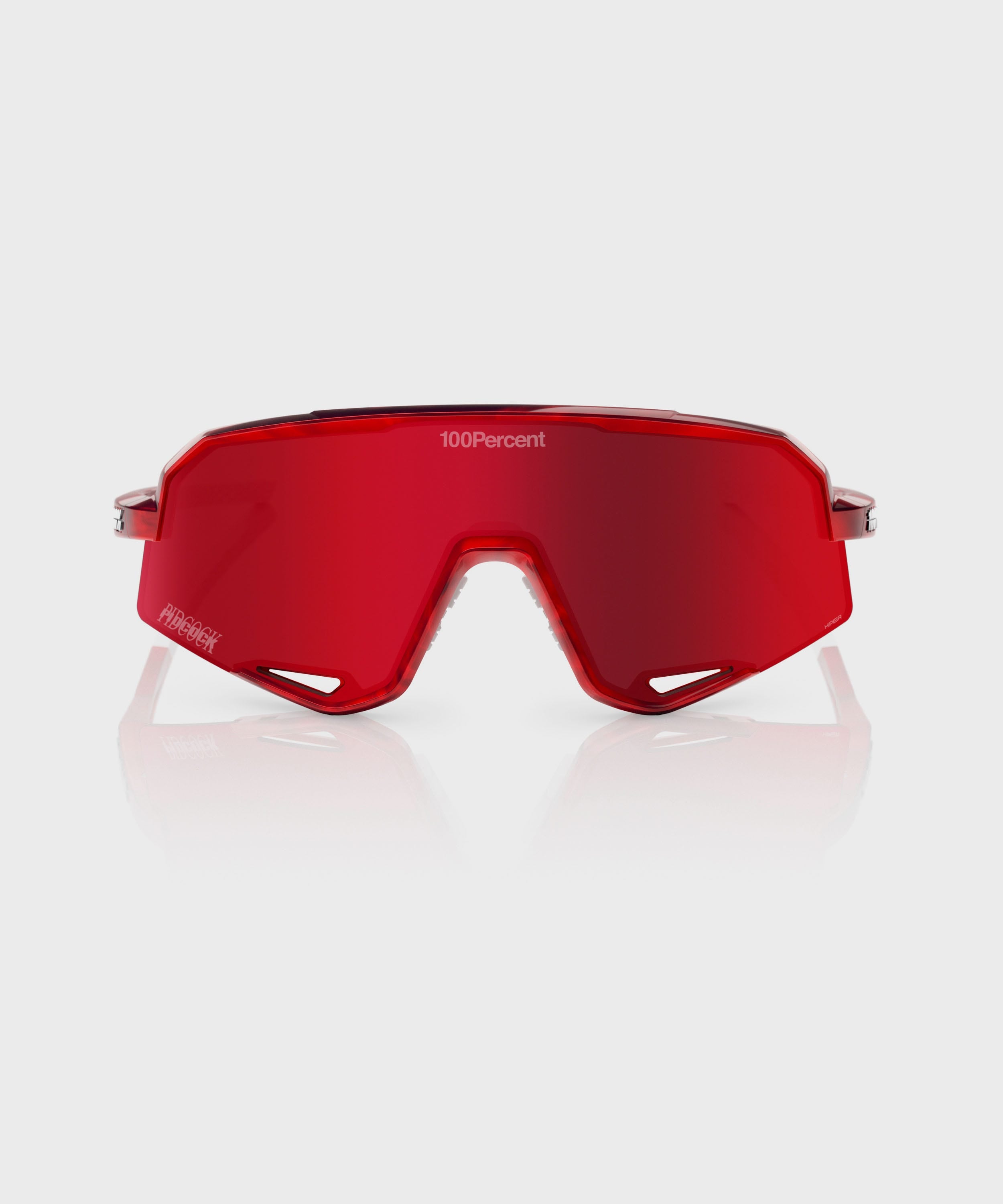100% Slendale Pidcock LE Glasses Holographic Gloss Red - FREE UK Shipping, FREE 365 Day Returns | Moto Central