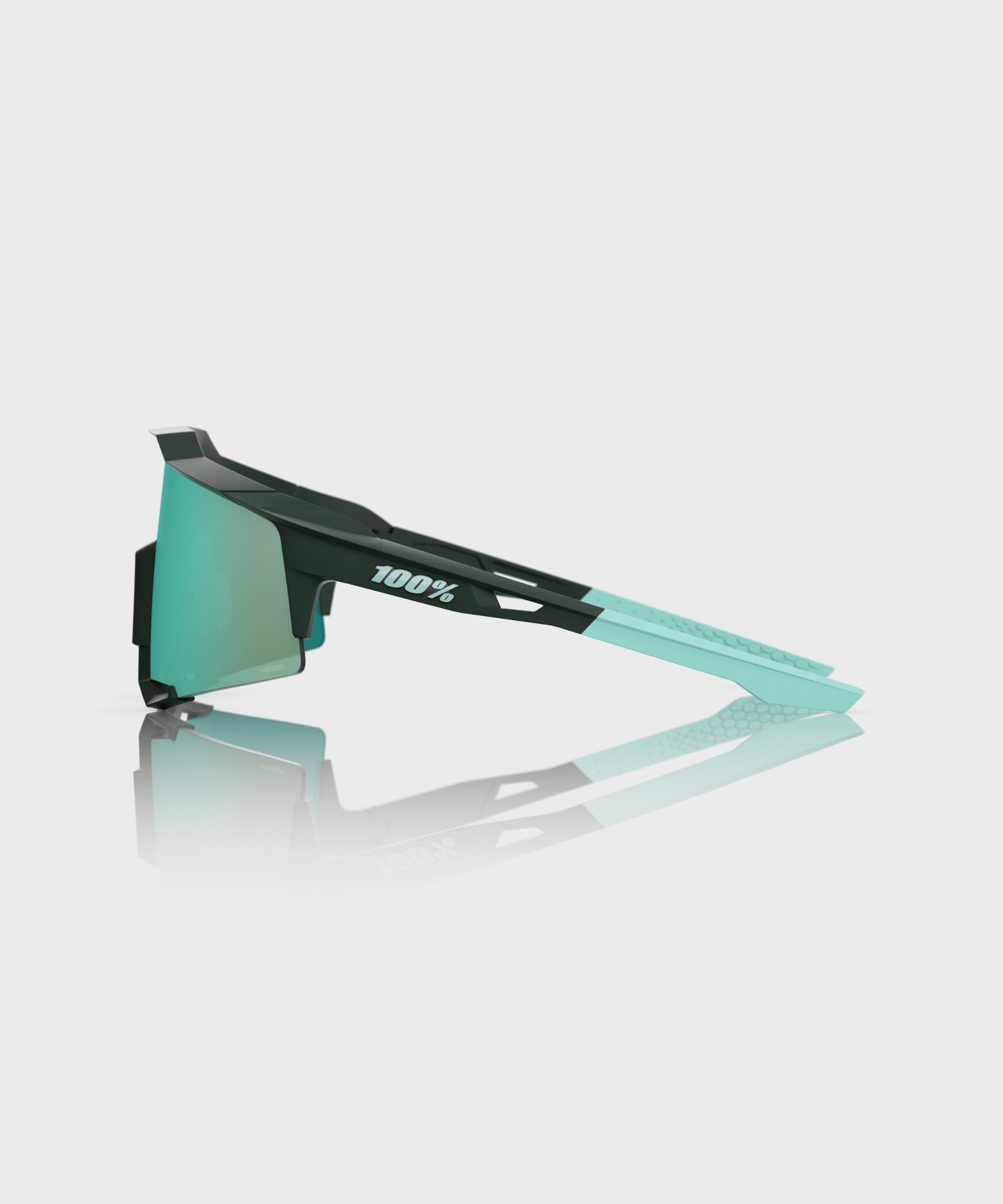 100% Speedcraft Glasses Matt Juniper / HiPER Mint Mirror Lens - FREE UK Shipping, FREE 365 Day Returns | Moto Central