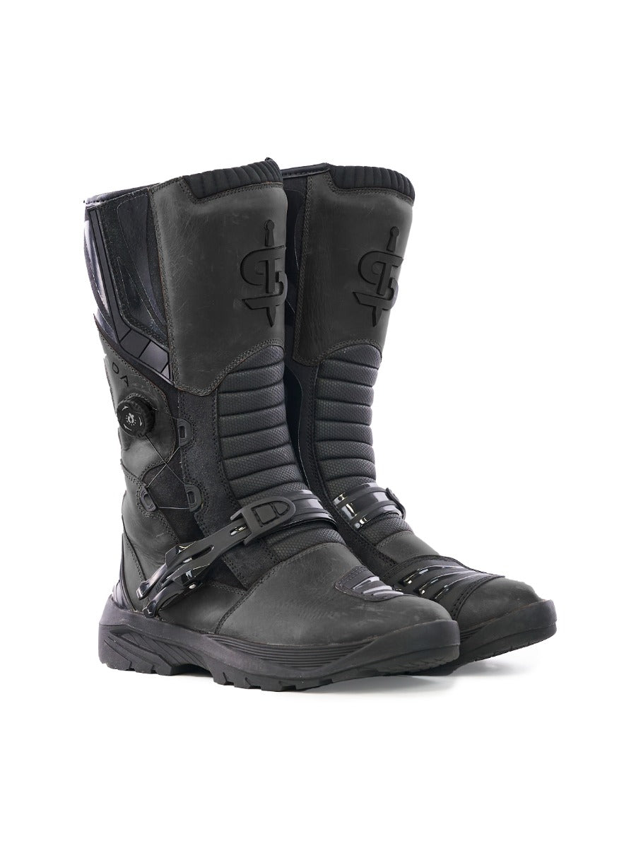 Spada Quest CE Adventure Boots Fuel Black FREE UK Delivery, FREE 365 Day Returns | Moto Central