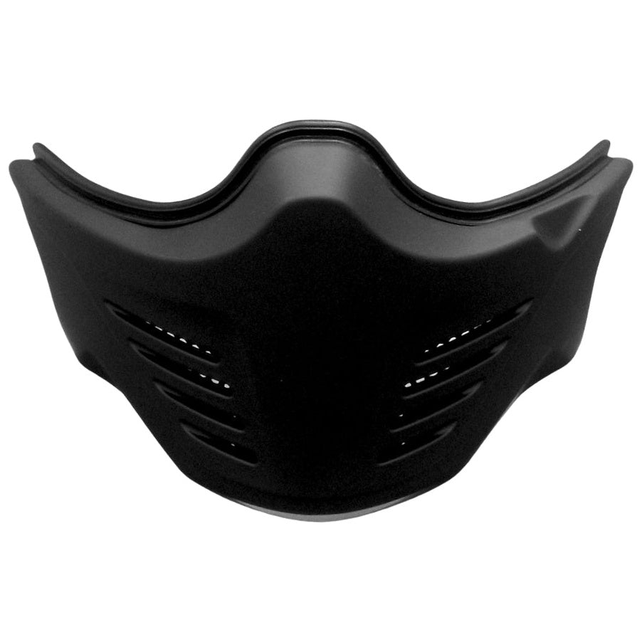 Spada Storm Chin Section Matt Black matt black chin section in front view on a white background
