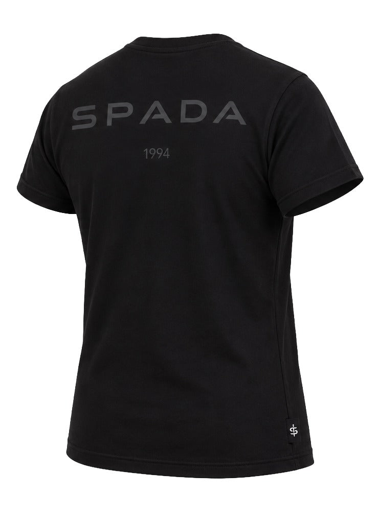 Spada Stock T-Shirt Black / Black FREE UK Delivery, FREE 365 Day Returns | Moto Central