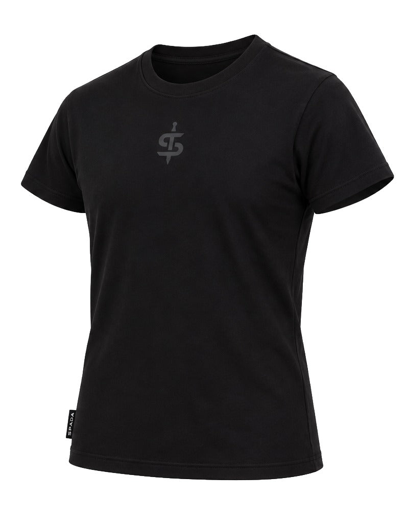 Spada Stock T-Shirt Black / Black FREE UK Delivery, FREE 365 Day Returns | Moto Central