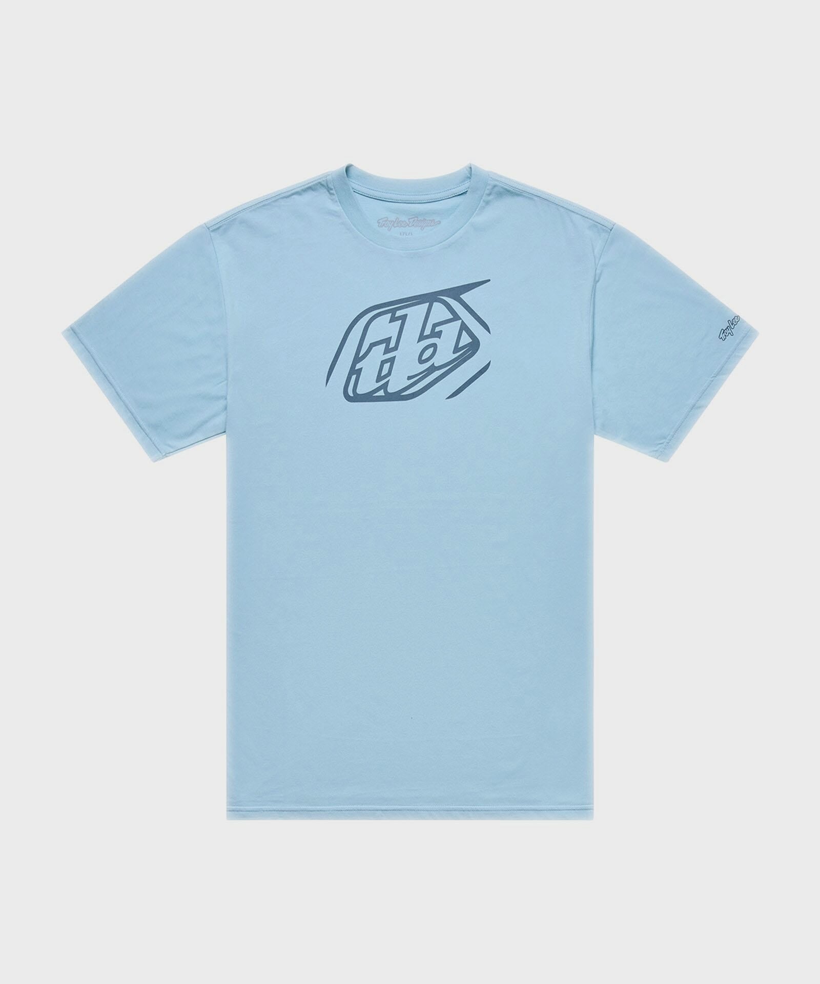Troy Lee Designs Badge Cycle T-Shirt Dawn Blue - FREE UK Shipping, FREE 365 Day Returns | Moto Central