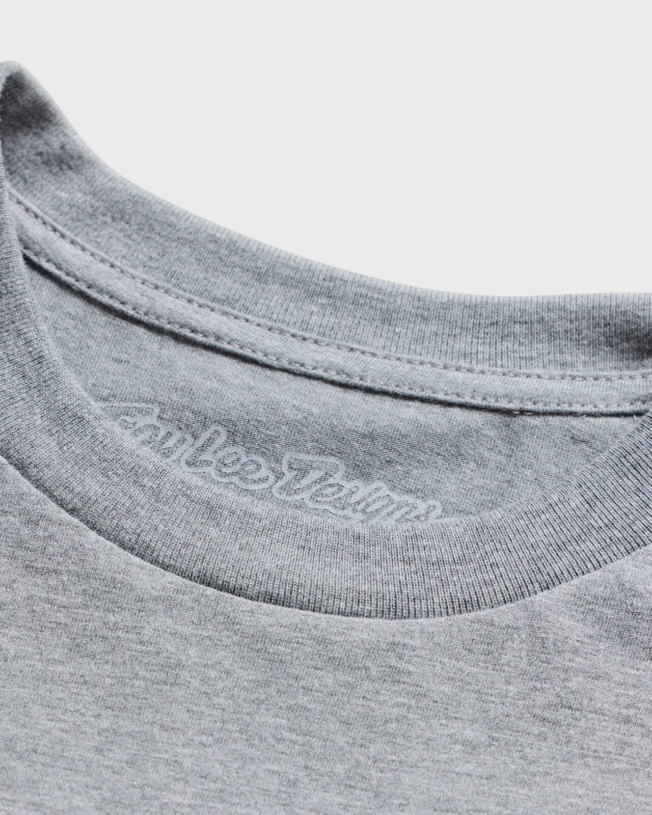 Troy Lee Designs Badge Cycle T-Shirt Grey Heather - FREE UK Shipping, FREE 365 Day Returns | Moto Central