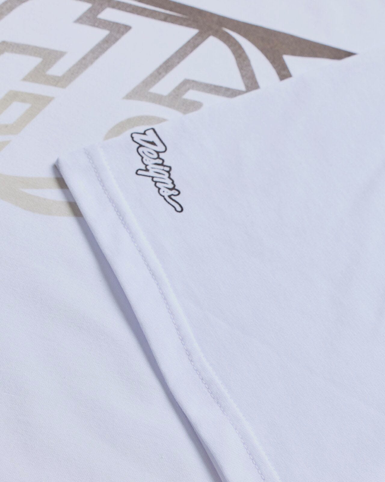 Troy Lee Designs Badge Cycle T-Shirt White - FREE UK Shipping, FREE 365 Day Returns | Moto Central