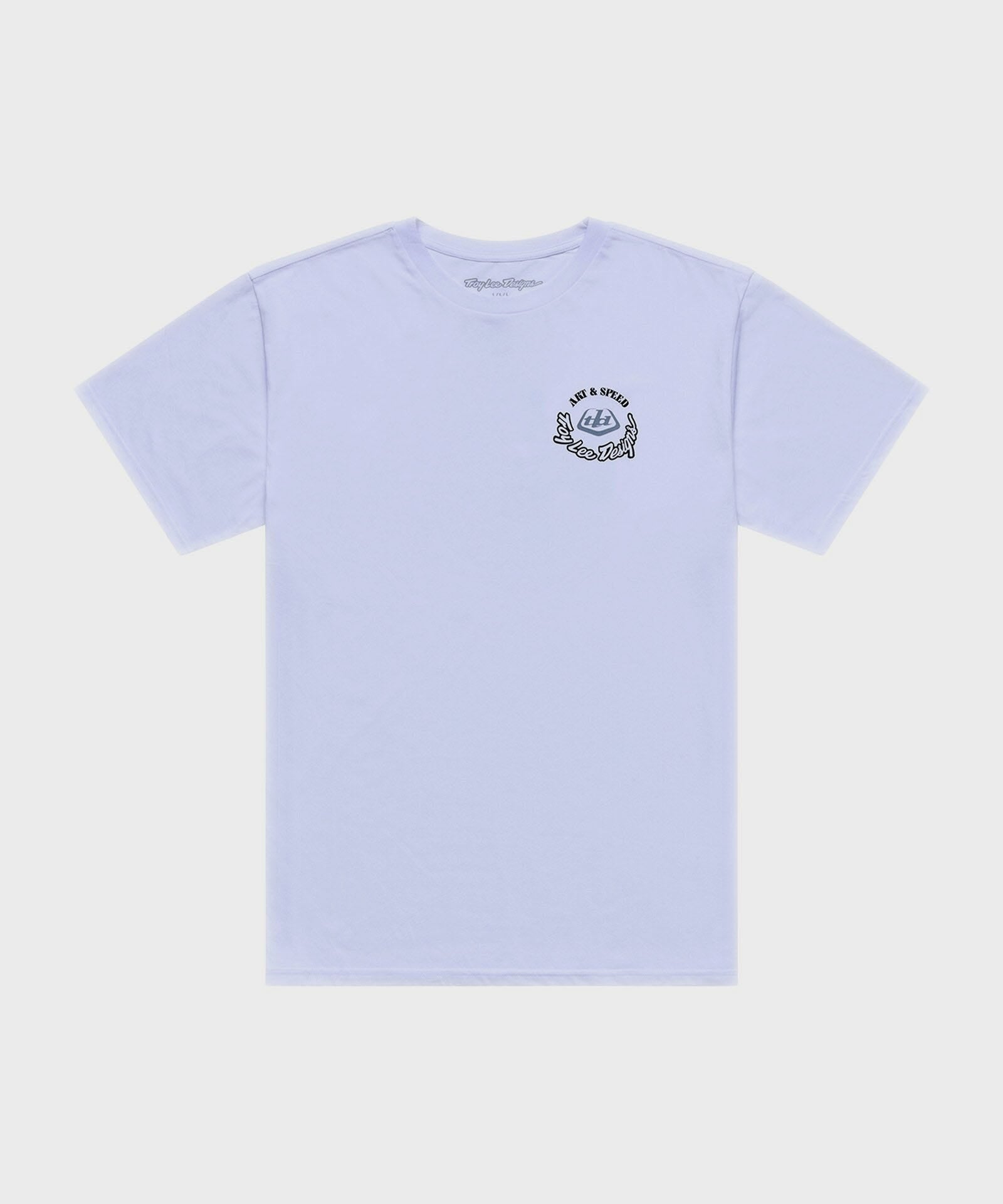 Troy Lee Designs Carb Club Cycle T-Shirt White - FREE UK Shipping, FREE 365 Day Returns | Moto Central
