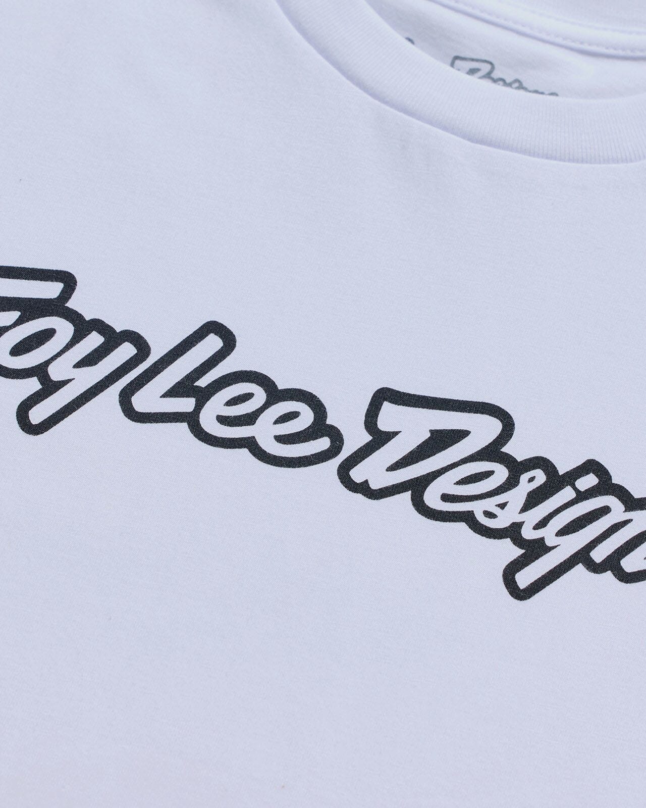 Troy Lee Designs Signature Cycle T-Shirt White / Black - FREE UK Shipping, FREE 365 Day Returns | Moto Central