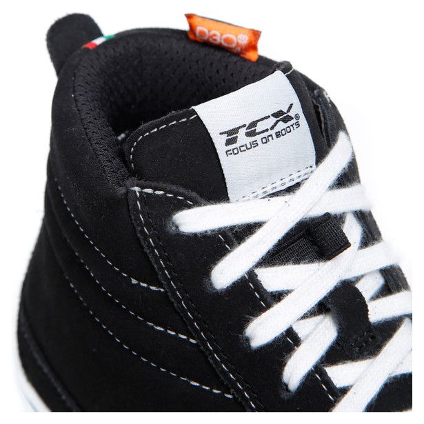 TCX Street 3 Waterproof Boots Black / White  - FREE UK Delivery - Moto Central