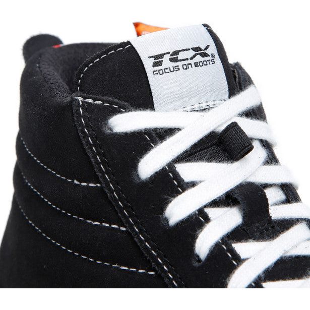 TCX Street 3 Waterproof Boots Black / White  - FREE UK Delivery - Moto Central