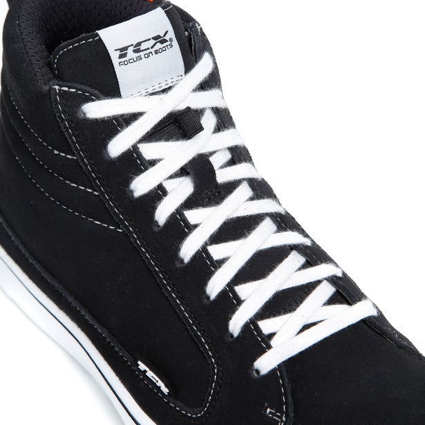 TCX Street 3 Waterproof Boots Black / White  - FREE UK Delivery - Moto Central