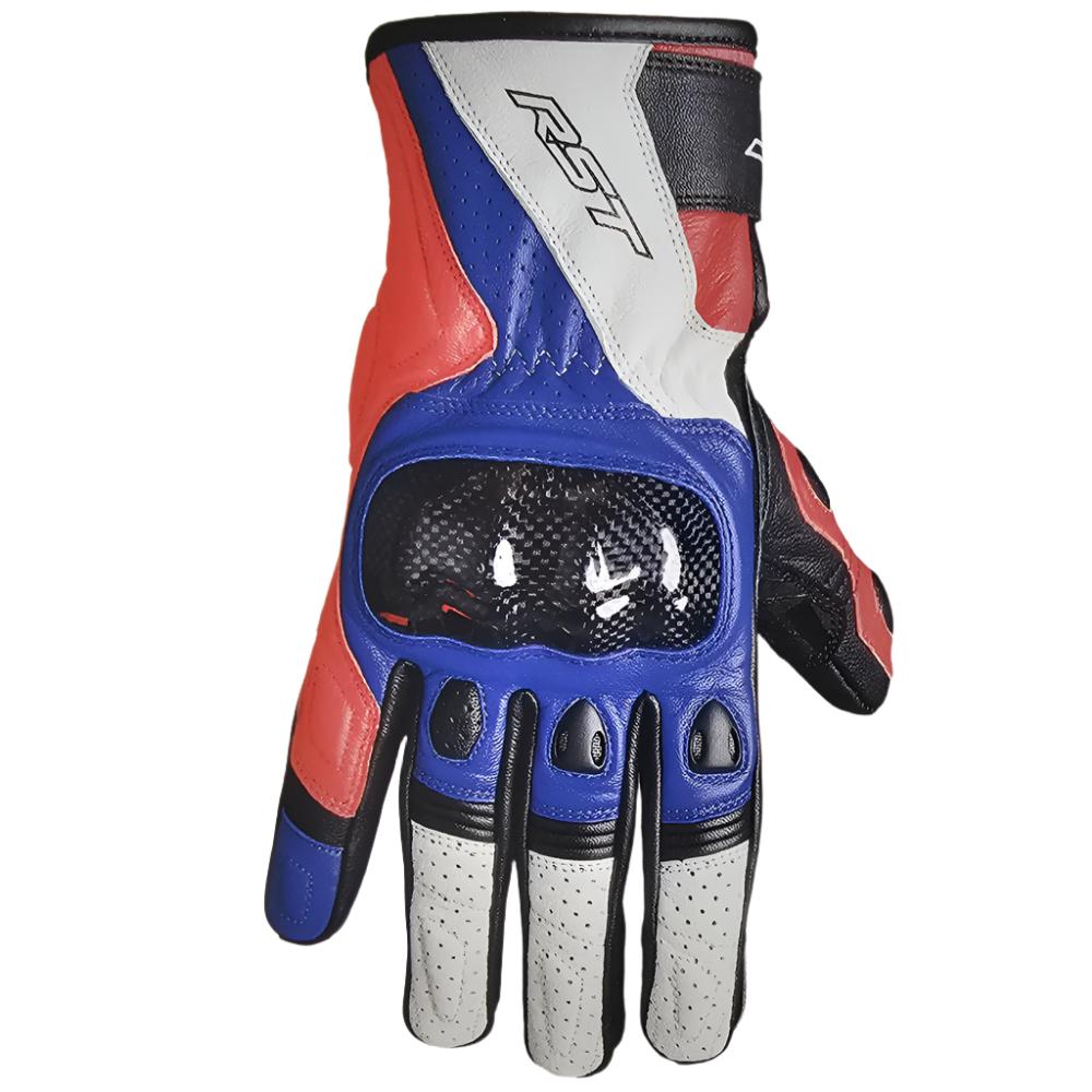 RST Stunt 3 CE Gloves Red / Blue / White