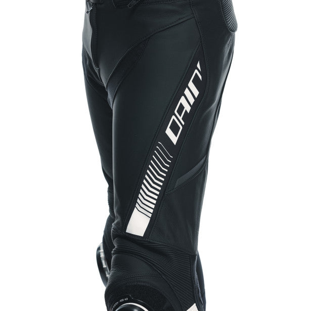 Dainese Super Speed Leather Trouser Black/White FREE UK Delivery