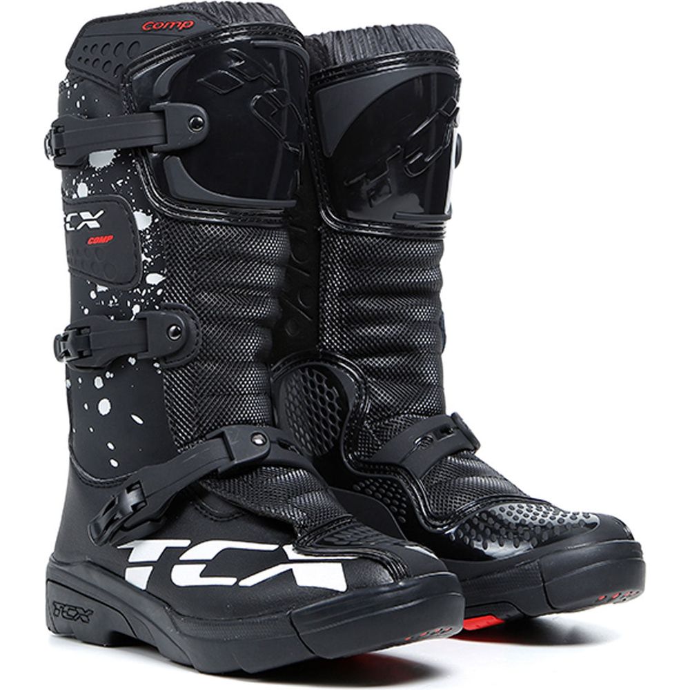 TCX Comp-Kid Boots Black / Black / White