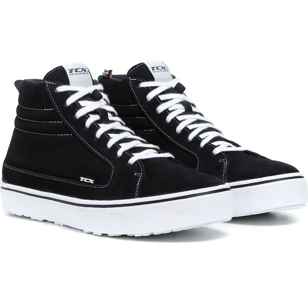 TCX Street 3 Waterproof Boots Black / White  - FREE UK Delivery - Moto Central