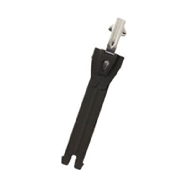 TCX Toothed Band & Aluminium Puller Black / Silver - 12.5cm