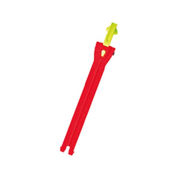 TCX Toothed Band & Puller Red / Fluo Yellow - 17cm