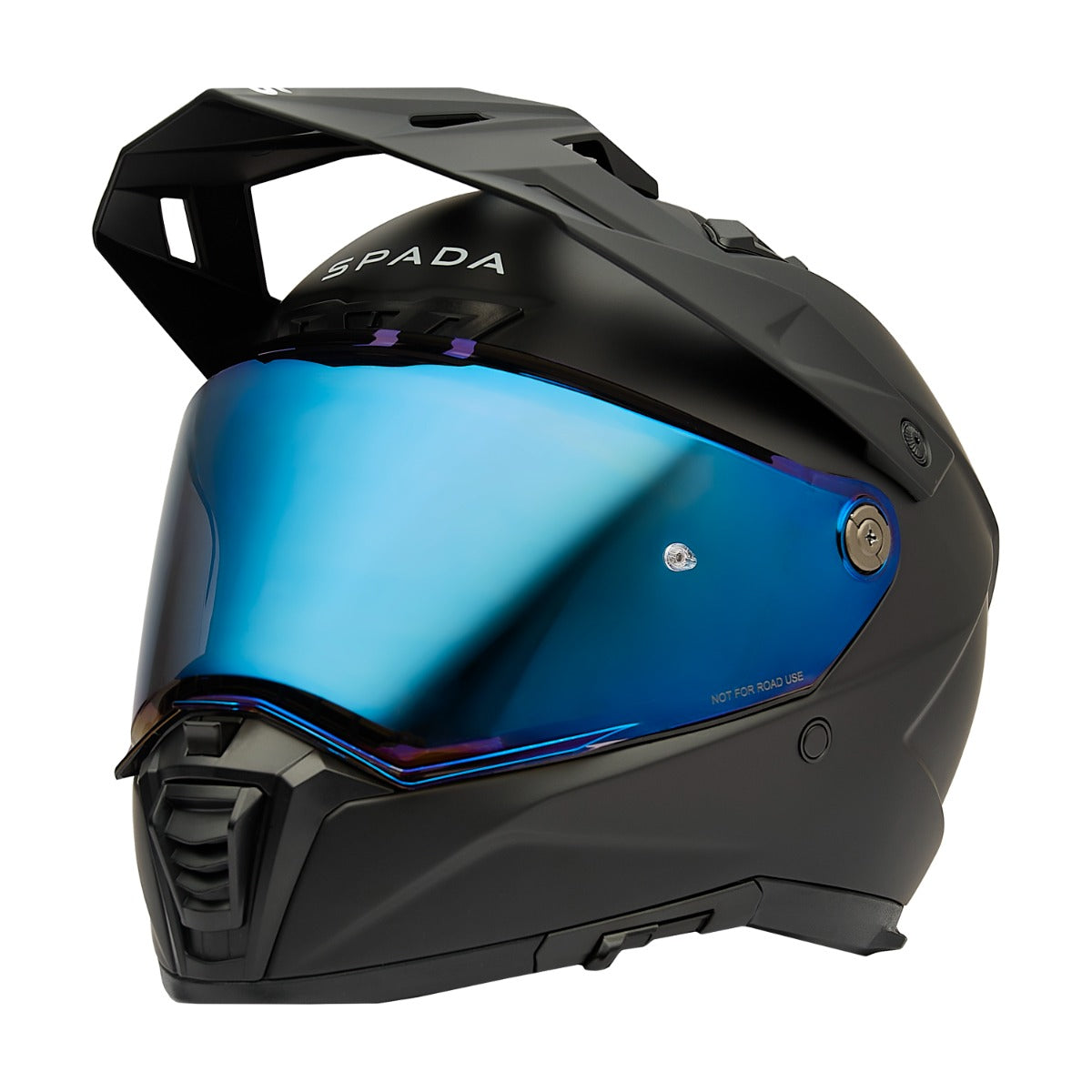 Spada Trailhawk Helmet Visor Blue FREE UK Delivery, FREE 365 Day Returns | Moto Central
