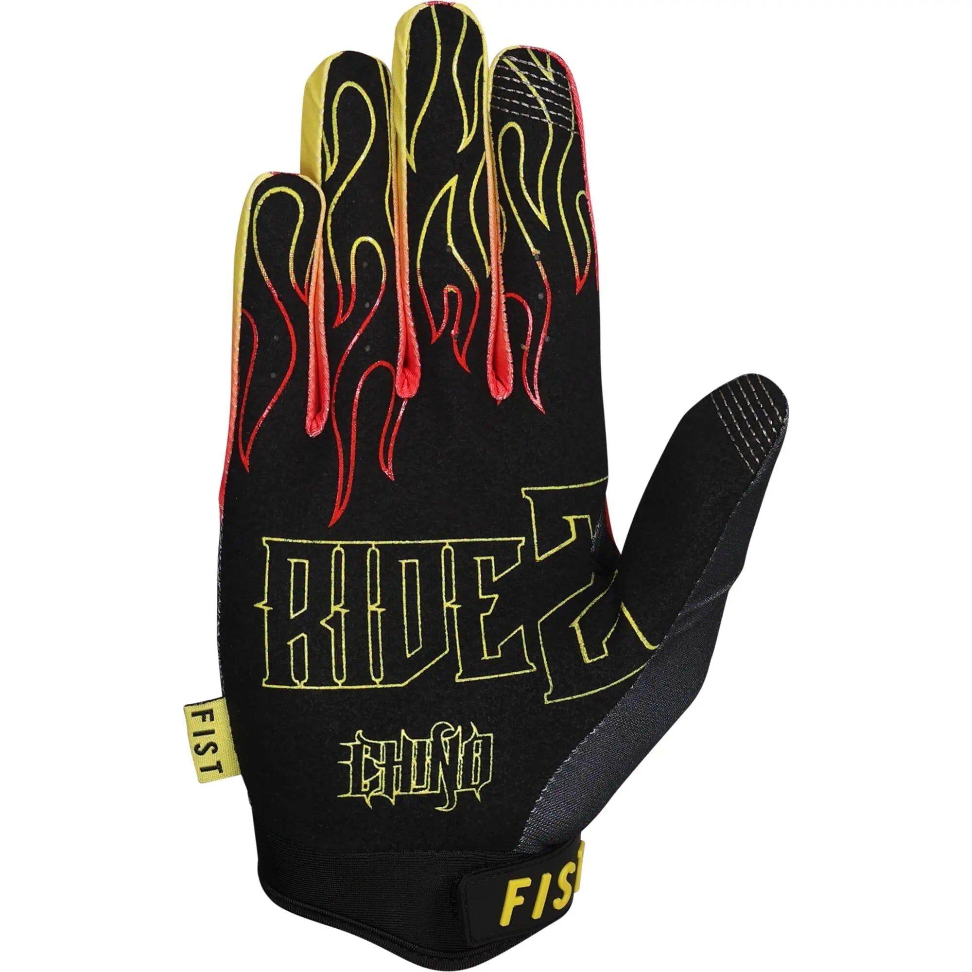 Fist Handwear Chapter 29 Chino Braxton Flame Cycling Gloves Black - FREE UK Shipping, FREE 365 Day Returns | Moto Central