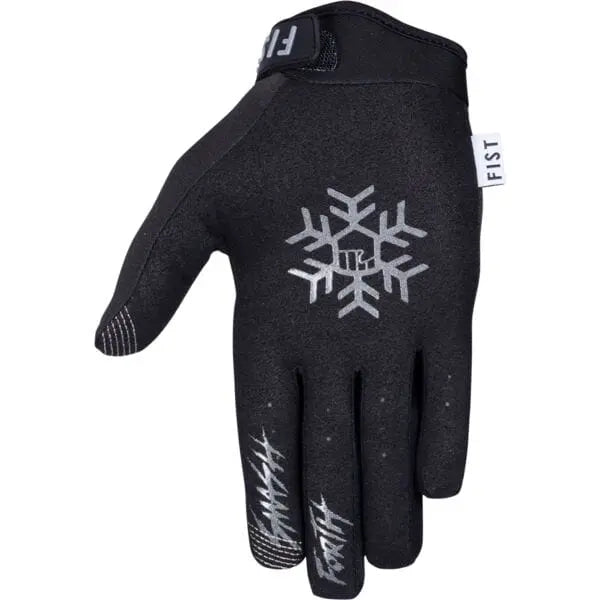 Fist Handwear Stocker Frosty Fingers Snowflake Gloves Black - FREE UK Shipping, FREE 365 Day Returns | Moto Central