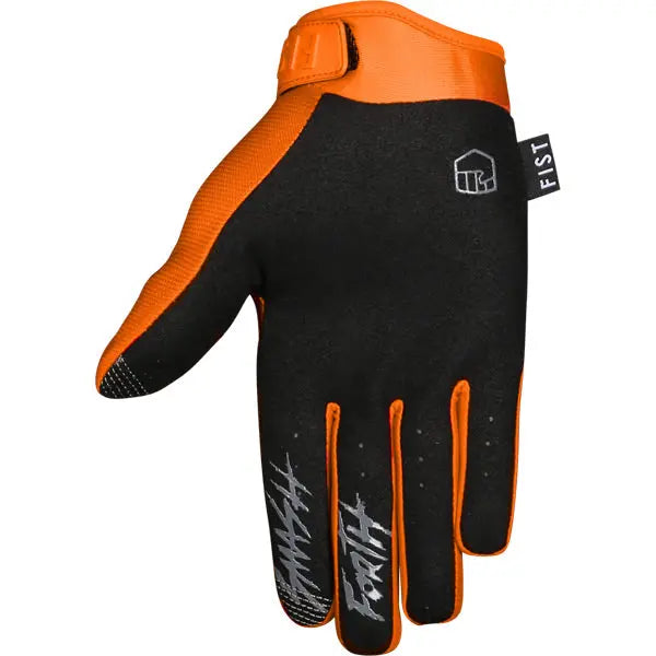 Fist Handwear Stocker Collection Youth Gloves Orange - FREE UK Shipping, FREE 365 Day Returns | Moto Central
