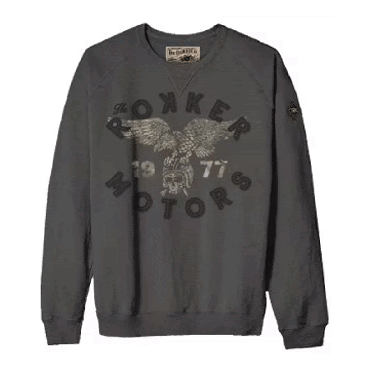 Rokker TRC Sweater Dark Grey - front product view