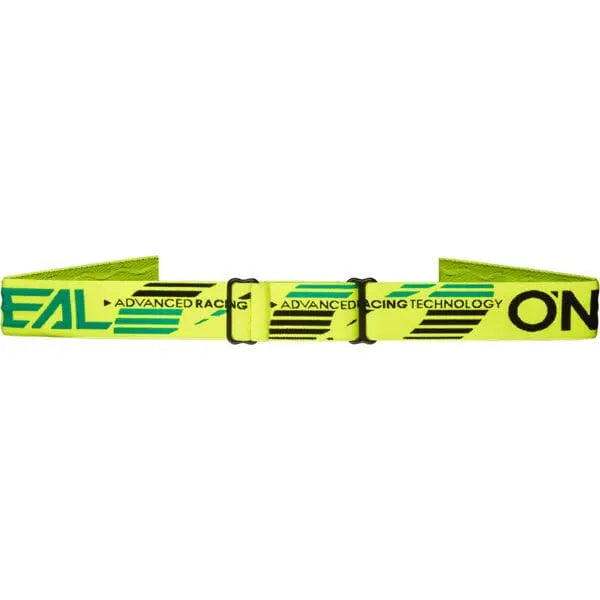 O'Neal B-10 Solid Cycling Goggle Neon Yellow / Radium Blue - FREE UK Shipping, FREE 365 Day Returns | Moto Central